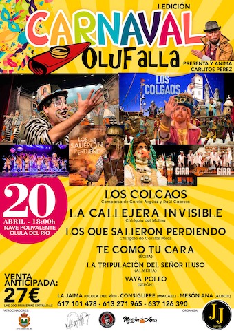 Olula del Río celebra la I Edición del Carnaval Olufalla